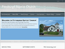 Tablet Screenshot of pittsburghbaptist.org